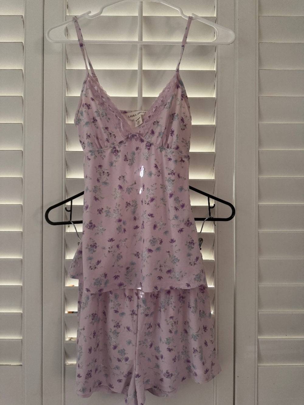Laura Ashley Pink and Purple Pajamas